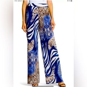 Chico’s Black Label Animal Print Pants, Size 1
